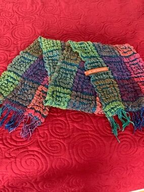 NWT Multicolor Lightweight Scarf Made in Argentina